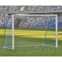 Alumīnija futbola vārti 3x2m  - 0.8m/1.5m dziļums - pārvietojami, profils 120x100mm
