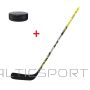 Hokeja nūja bērniem JR 1.5 + hokeja ripa - 130cm