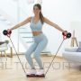 Multifunkcionāls trenažieris, vēdera preses trenažieris, visa ķermeņa trenažieris ABDOMINAL ROLLER WITH ROTATING DISCS