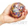 Skeletbumba Spordas Squelet ball 7cm caurspīdīga ar granulām