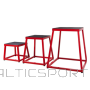 Pilometriskās platformas / crossfit platformas / lēkšanas platforms / komplekts 3gb / pylometric platforms set of 3