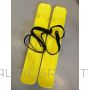 Junior min iplastmasas Slēpes ar stiprinājumiem - uzvelkamas uz apaviem 56cm/ plastic skiis