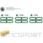 REAX CHAIN TWO - CLUB 3 PAIRS PACK - 3 KG