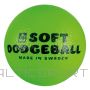 Mīksta putu bumba  ar pārklājumu 15cmSoft Dodgeball -Zaļš