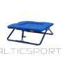 Salokāms sporta / fitnesa batuts 125 x 125 cm