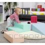 Mīksto kluču komplekts Iglu soft play Corner Climber mīkstie bloki M izmērs (dažādas krāsas)