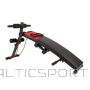 Universāls Izliekts Treniņu sols SB029 125cm51cm x 101cm ar boksa maisu, espanderiem un hantelēm