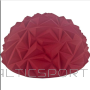 Masāžas puslode pussfēra  ar izciļņiem Masāžas ezis Bordo 17cm pusbumba / Massage halfsphere 17cm
