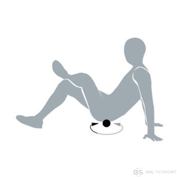 Masāžas bumba / BLACKROLL BALL, MELNA, 12 cm
