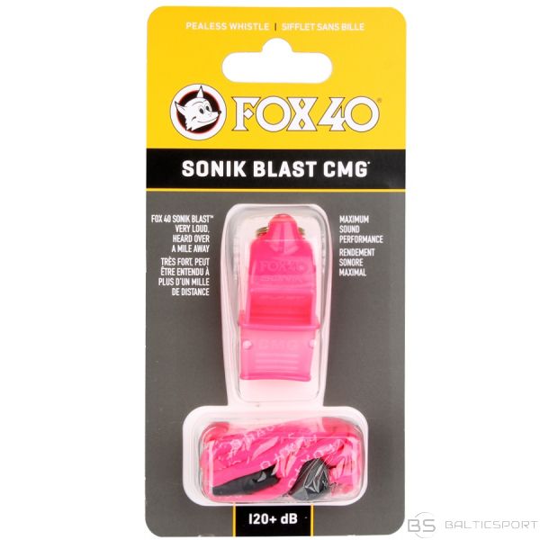 Fox40 Whistle Fox 40 CMG Sonik Blast / 120 dB / różowy
