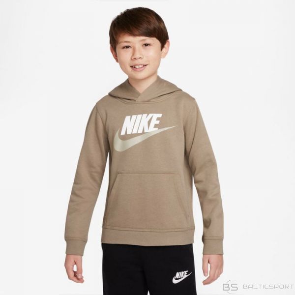 Nike Sporta apģērbu kluba Fleece Jr CJ7861-247 sporta krekls (S (128-137))