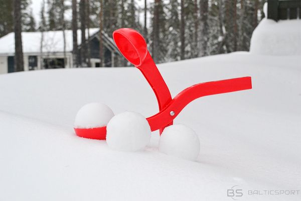 Sniega piku veidotājs / forma sniega piku veidošanai / sarkans
