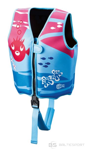 Swimming vest BECO SEALIFE S 4 pink peldēšanas veste bērniem 1-3 gadi, 15-18 kg