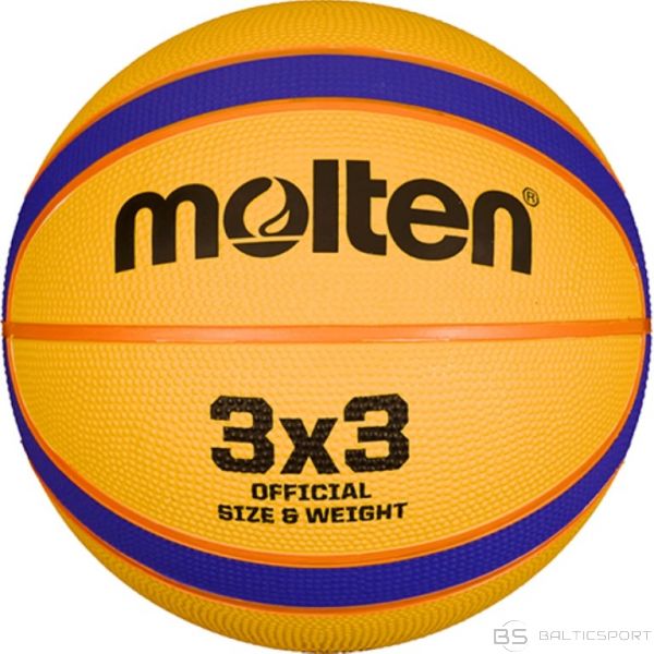 Basketbola Bumba / MOLTEN B33T2000 FIBA 3x3 treniņiem, gumijas 600 g