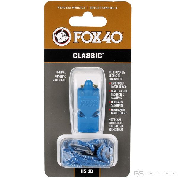 Fox40 Whistle Fox 40 Classic Safety / 115 dB / Zila