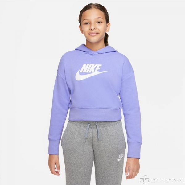 Nike Sportswear Club Girls Jr DC7210-569 sporta krekls (S (128-137))