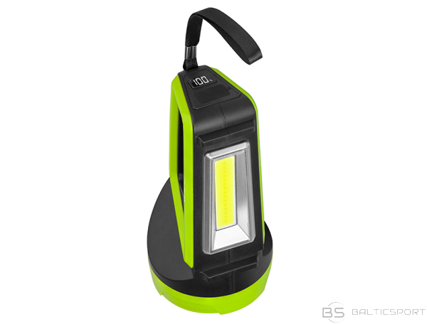 Lādējams kabatas lukturis ar power bank (un 2 gaismas režīmiem Tracer 46894 Search light 3600mAh green with power bank