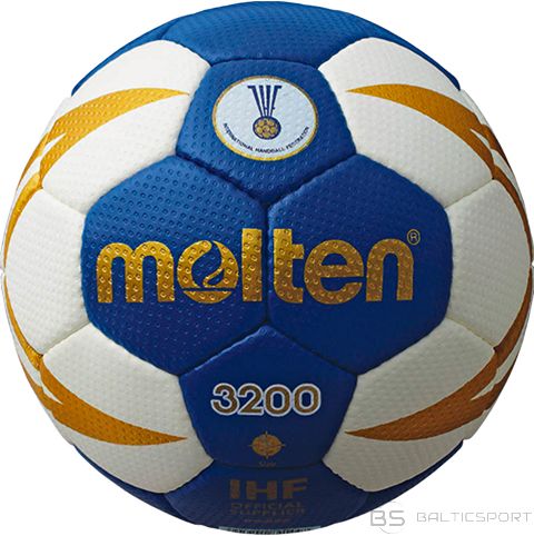 Handball ball training MOLTEN H1X3200-BW synth. leather, size 1
