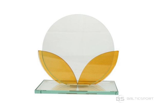 Stikla trofeja Tryumf / 12x10,5 cm /