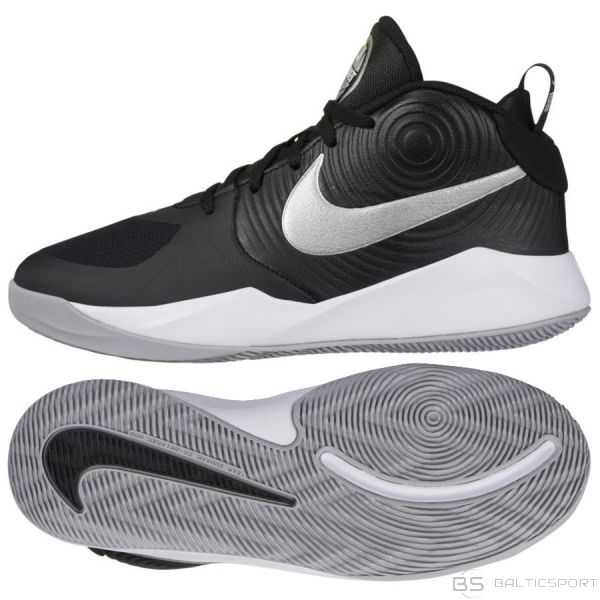 Basketbola apavi /Nike Team grūstīšanās D 9 (GS) AQ4224 001 / 38 / Melna