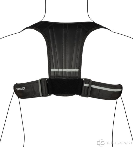Posture/Shoulder corrector AVENTO 44SH black/silver