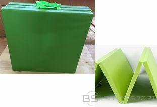 Salokāms Vingrošanas paklājs / matracis 183 x 61 x 5 cm (zaļš) (mitrumizturīgs)