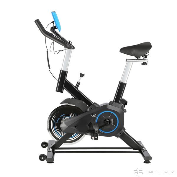Spin bike, spinning  bike velotrenažieris /One Fitness SW2501 BLUE SPIN BIKE 7KG