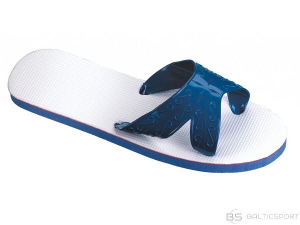 Slippers unisex BECO 9212 size 46/47 white/blue