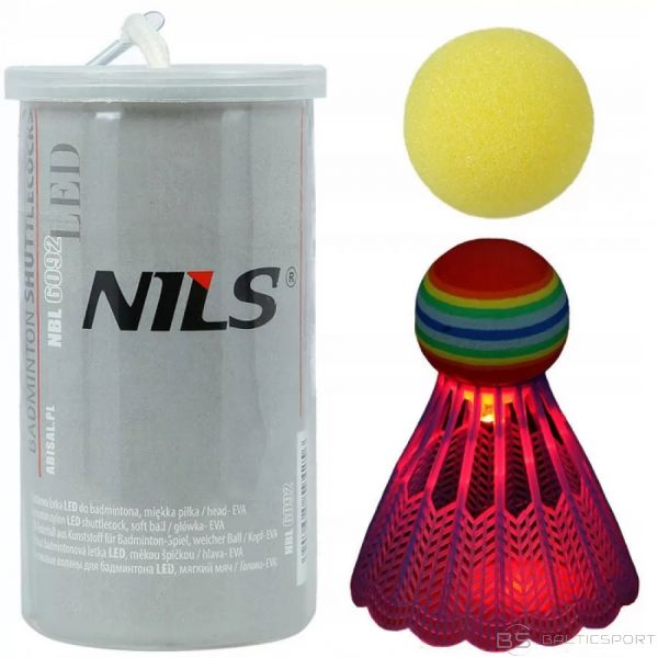 Badmintona volāni /Badmintona volāns ar LED un bumbiņa Nils
