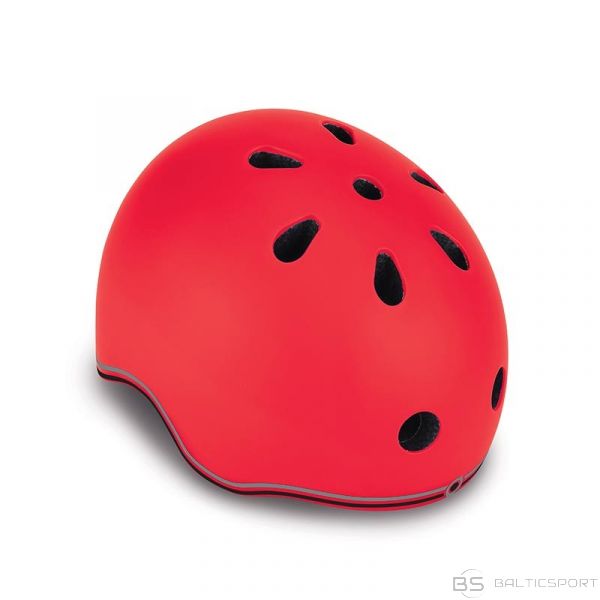 Globber Helmet Go Up Lights Red