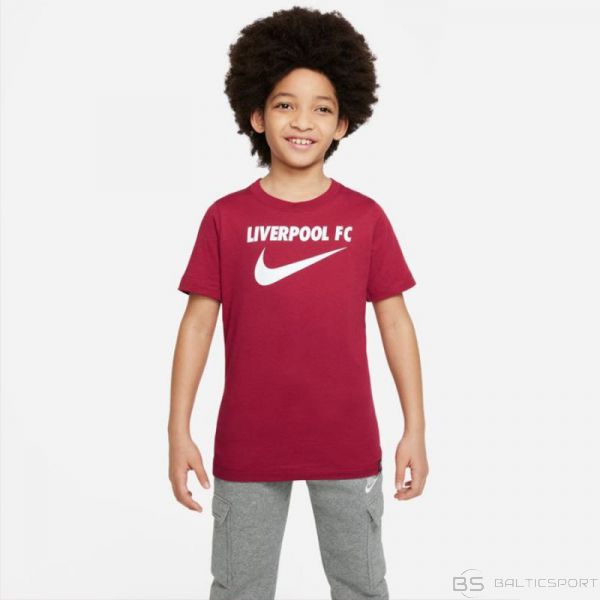 Nike Liverpool FC Swoosh Y Jr DJ1535 608 T-krekls (S (128-137))