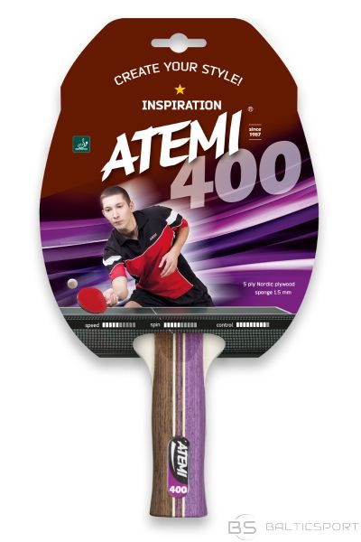 Galda tenisa rakete Atemi 400 / Table tennis racket