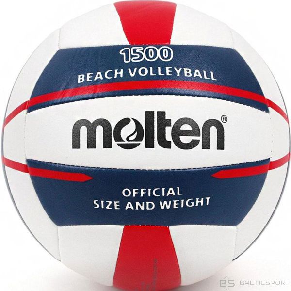 Volleyball ball beach leisure MOLTEN V5B1500-WN  synth. leather size 5