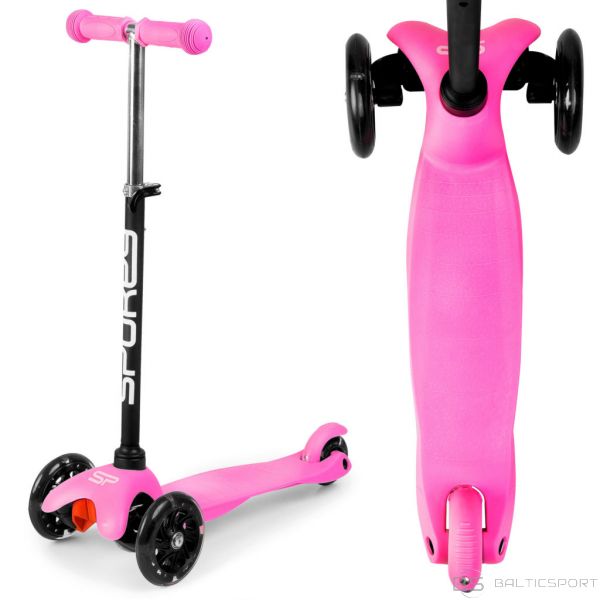 Spokey balansa ritenis Funride , rozā .Spokey Balance scooter FUNRIDE, Max 20kg, Pink