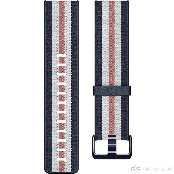 Viedpulkstenis / Fitbit Versa-Lite Woven Hybrid Band, large, navy/pink