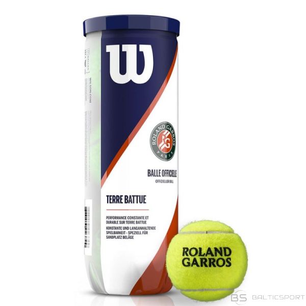 Wilson Roland Garos māla laukums 3, tenisa bumba WRT125000 (żółty)
