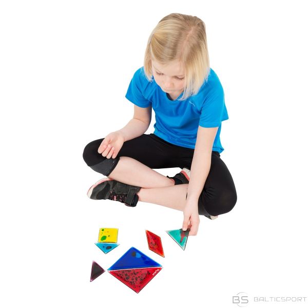 komplekts - Sensorā antistresa rotaļlieta -puzle /Squidgy Fidgets - Tangram Set
