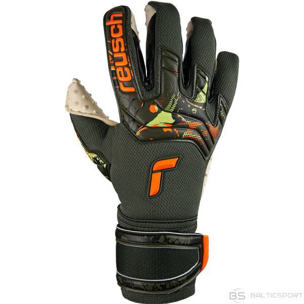 Reusch Attrakt Gloves SpeedBump 53 70 039 5556 / zaļš / 9,5