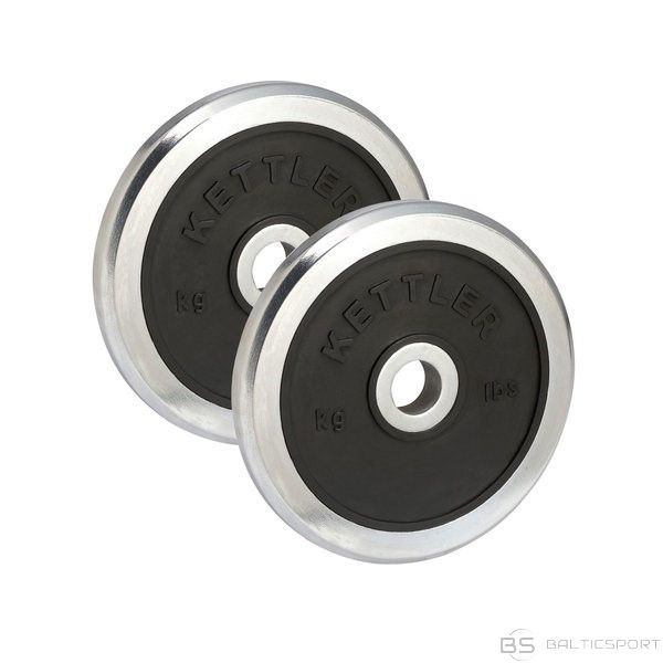 Chrome rubber weights chromuoti su guma KETTLER 7371-600 2x0,5kg