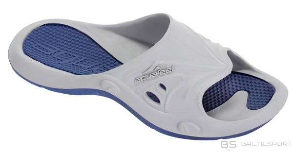 Slippers unisex AQUAFEEL POOL 72453 21 46/47 grey/blue