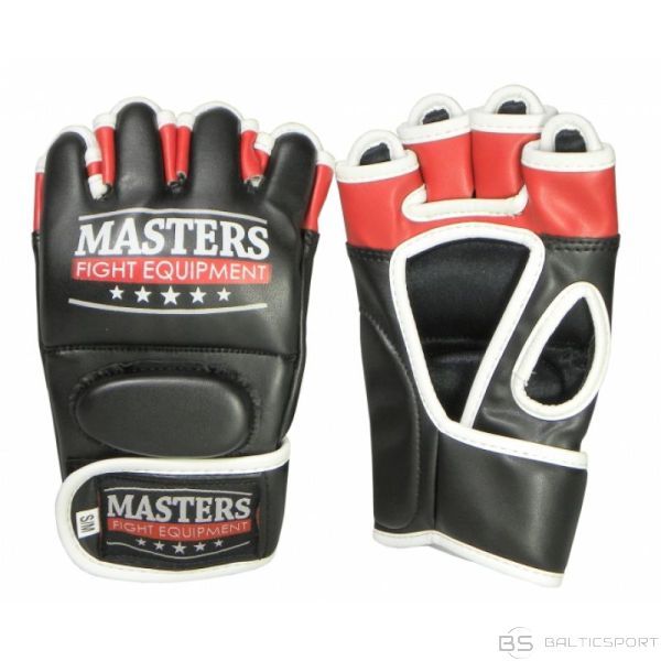 Masters Cimdi priekš MMA GF-30A M 01272-SM (czarno - czerwono - białe+S/M)