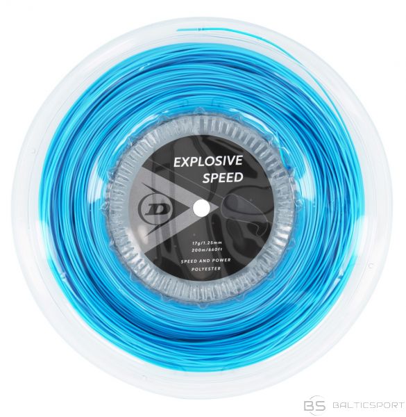 Strings for tennis Dunlop EXPLOSIVE SPEED 1,25mm 17G 200M REEL blue