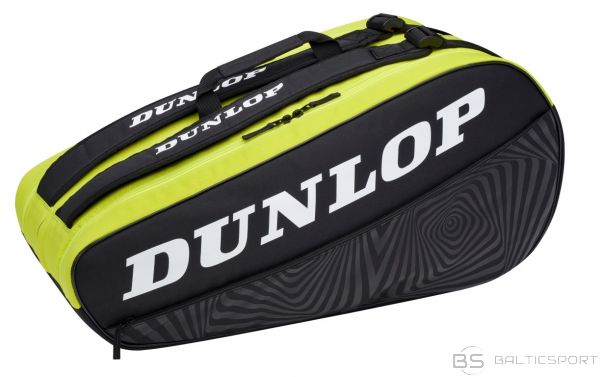 Tennis Bag Dunlop SX CLUB 10 racket 75 l black/yellow