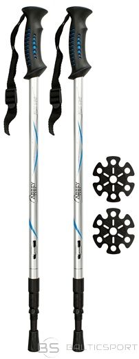 Nūjošanas Nūjas / Schreuderssport Hiking cane adjustable Abbey Silver/blue