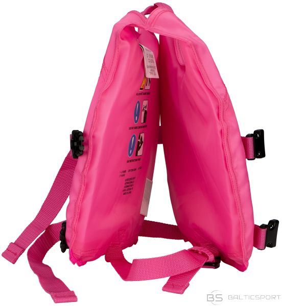Swimming vest for children WAIMEA 52ZB ROZ 3-6 years 18-30 kg Pink/Orange/Black