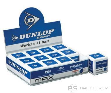 Squash balls DUNLOP MAX 1 blue dot 12-box