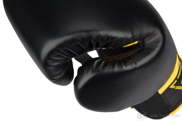 Boxing gloves AVENTO 41BO 12oz black PU leather