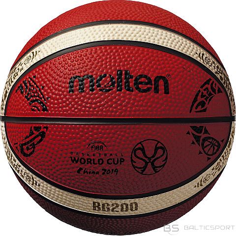 Basketbola bumba MOLTEN B1G200-M9C  World Championship China 2019, mini replica rubber