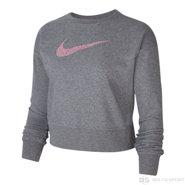 Nike Get Fit Crew Swoosh W CU5506-091 sporta krekls (XS (158cm))