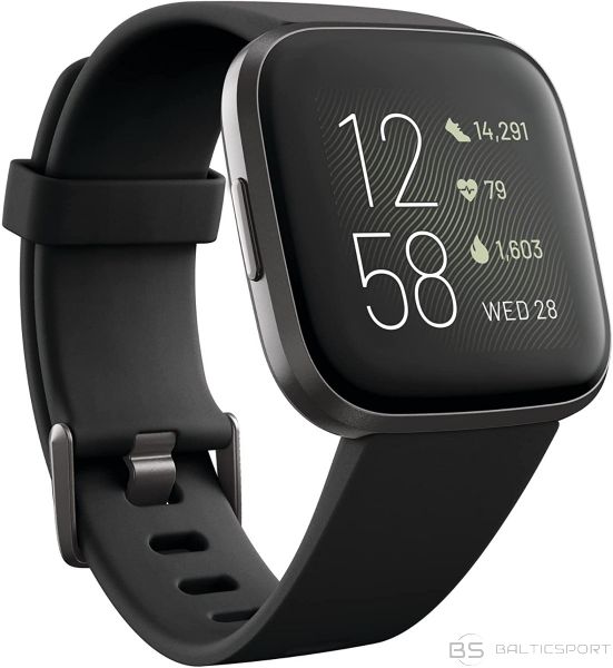 Fitbit Versa 2 Smart watch NFC OLED Touchscreen Heart rate monitor Activity monitoring 24 7 Waterproof